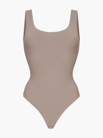 Body modellante 'Low Back - Body' di cfab (formerly creamy fabrics) in grigio