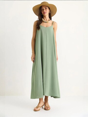 Bianco Lucci Zomerjurk in Groen: voorkant