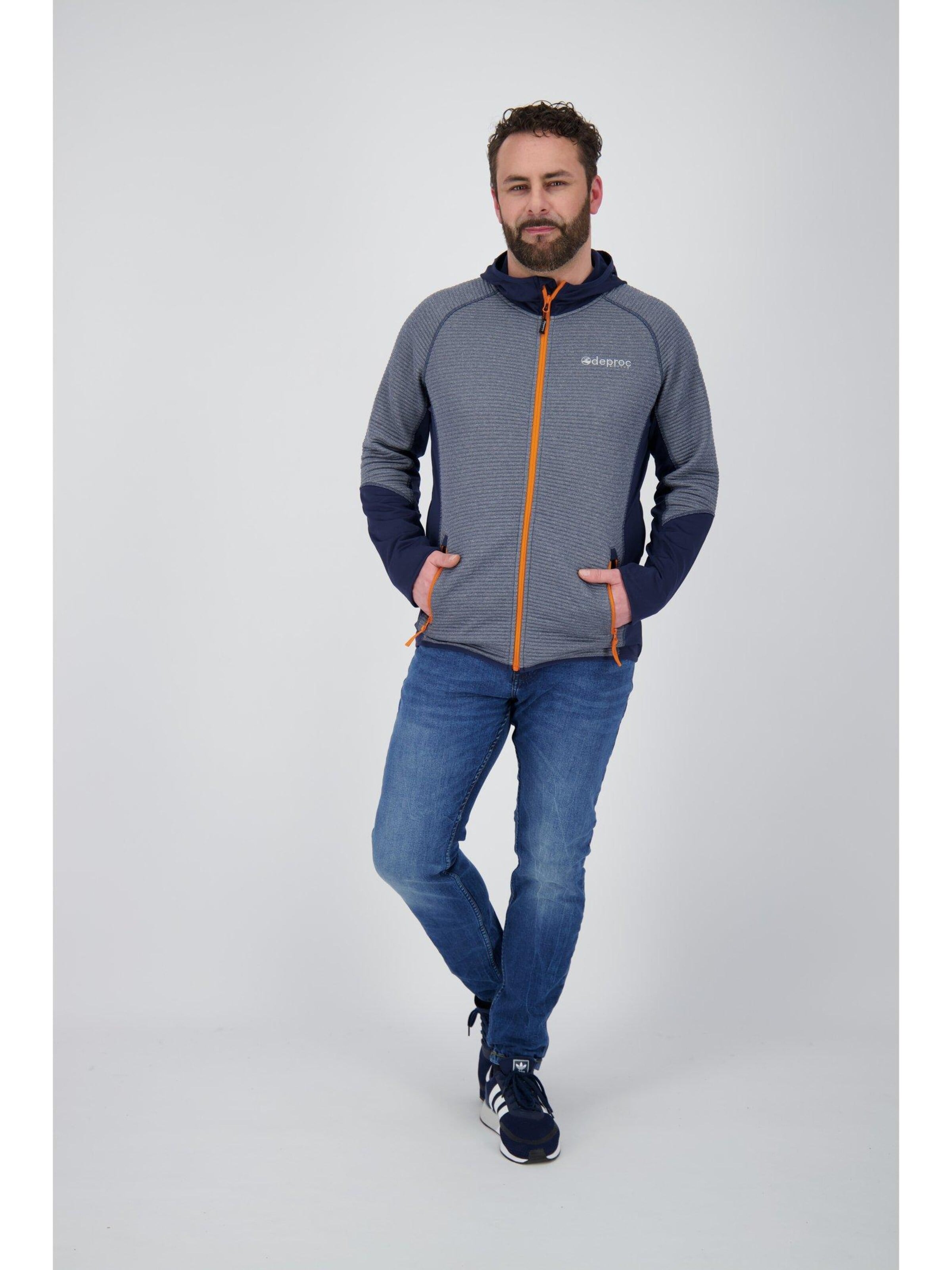 deproc Fleecejacke 'ELM'‌‌‌‌ in Blau