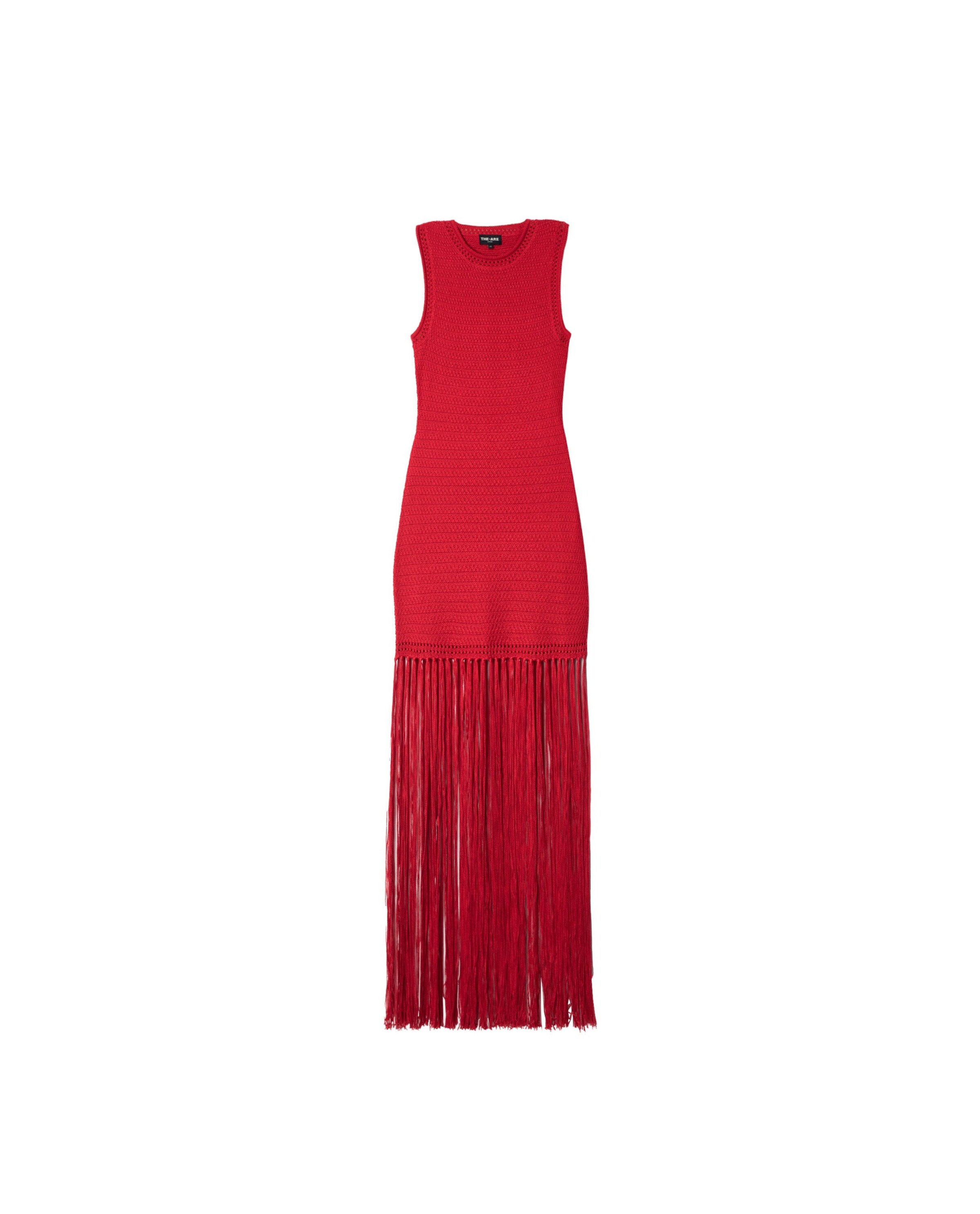 THE-ARE - Vestido en rojo: frente