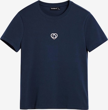 mėlyna Desigual Marškinėliai: priekis