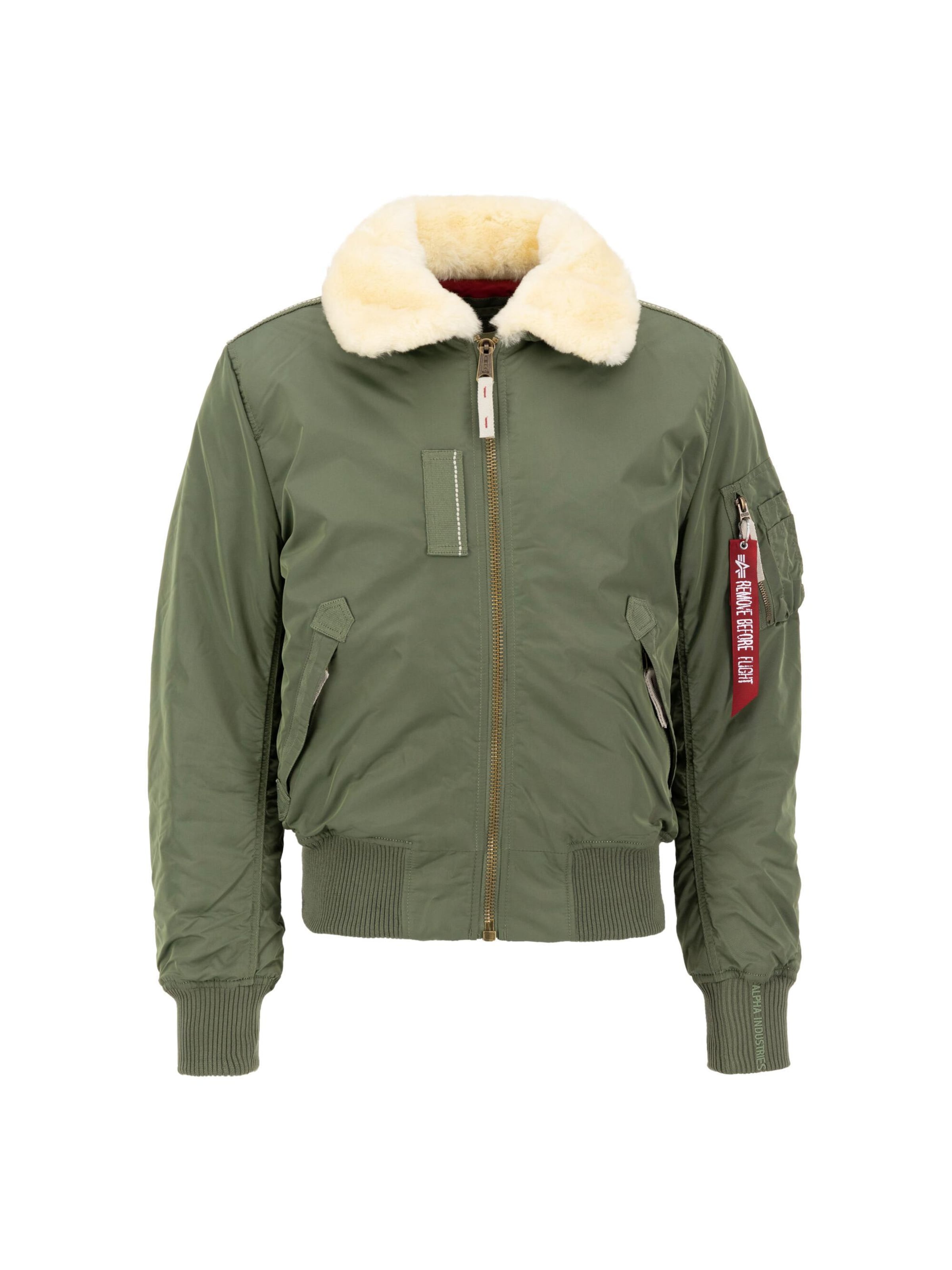 ALPHA INDUSTRIES Übergangsjacke 'Injector III' in Grün: Vorderseite