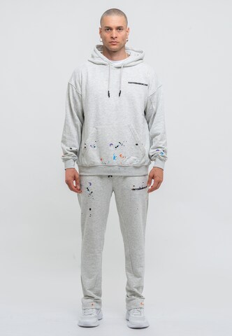 Tom Barron Tracksuit in Grey: front