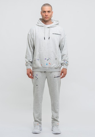 Tom Barron Tracksuit in Grey: front