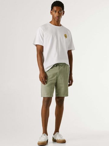 Loosefit Pantalon chino Pepe Jeans en vert