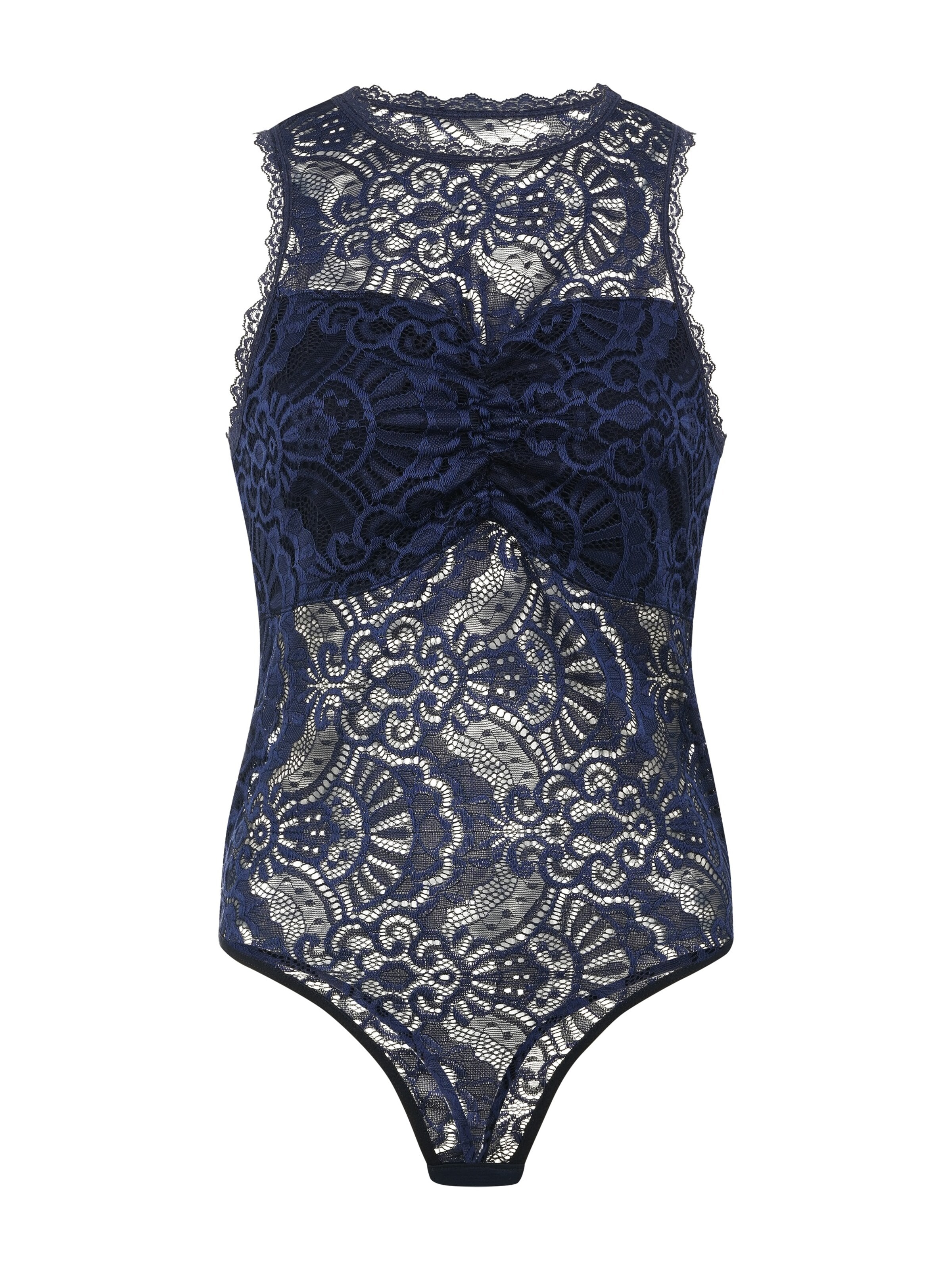 Evoni Body 'Stringbody'‌‌‌ in Blau: Vorderseite