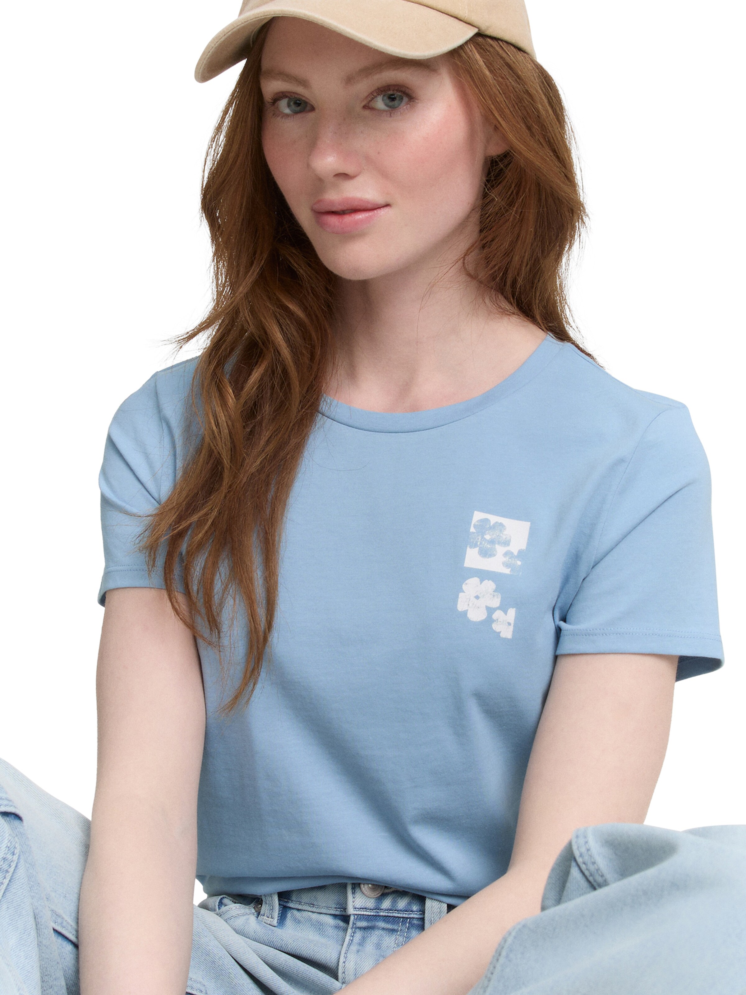 TOM TAILOR DENIM T-shirt i blå