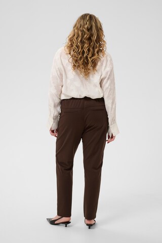 Regular Pantalon 'Jenna' KAFFE CURVE en marron