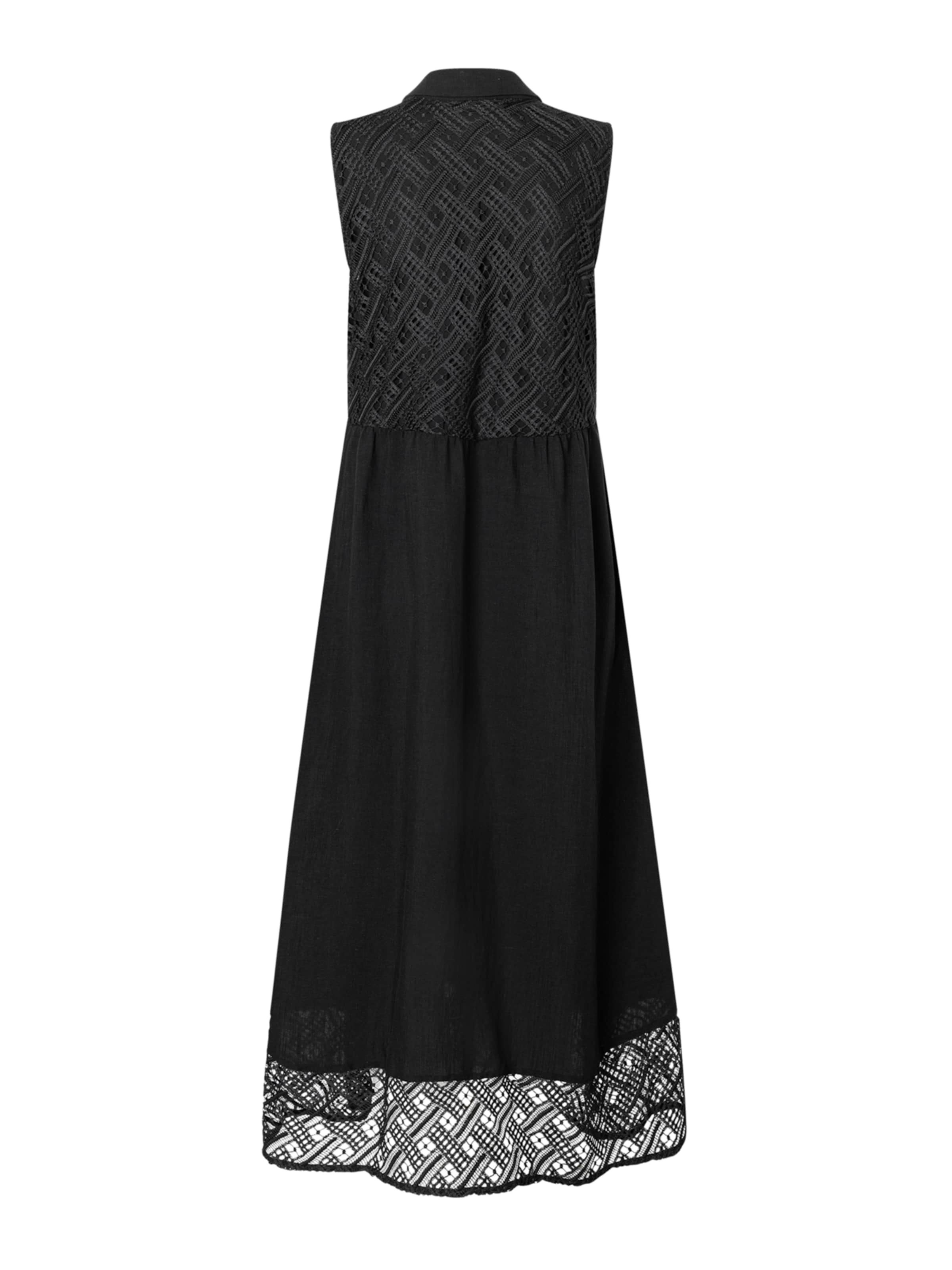 Robe-chemise MORE & MORE en noir