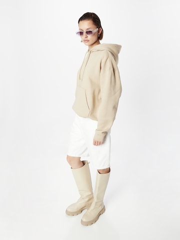 WEEKDAY Sweatshirt i beige