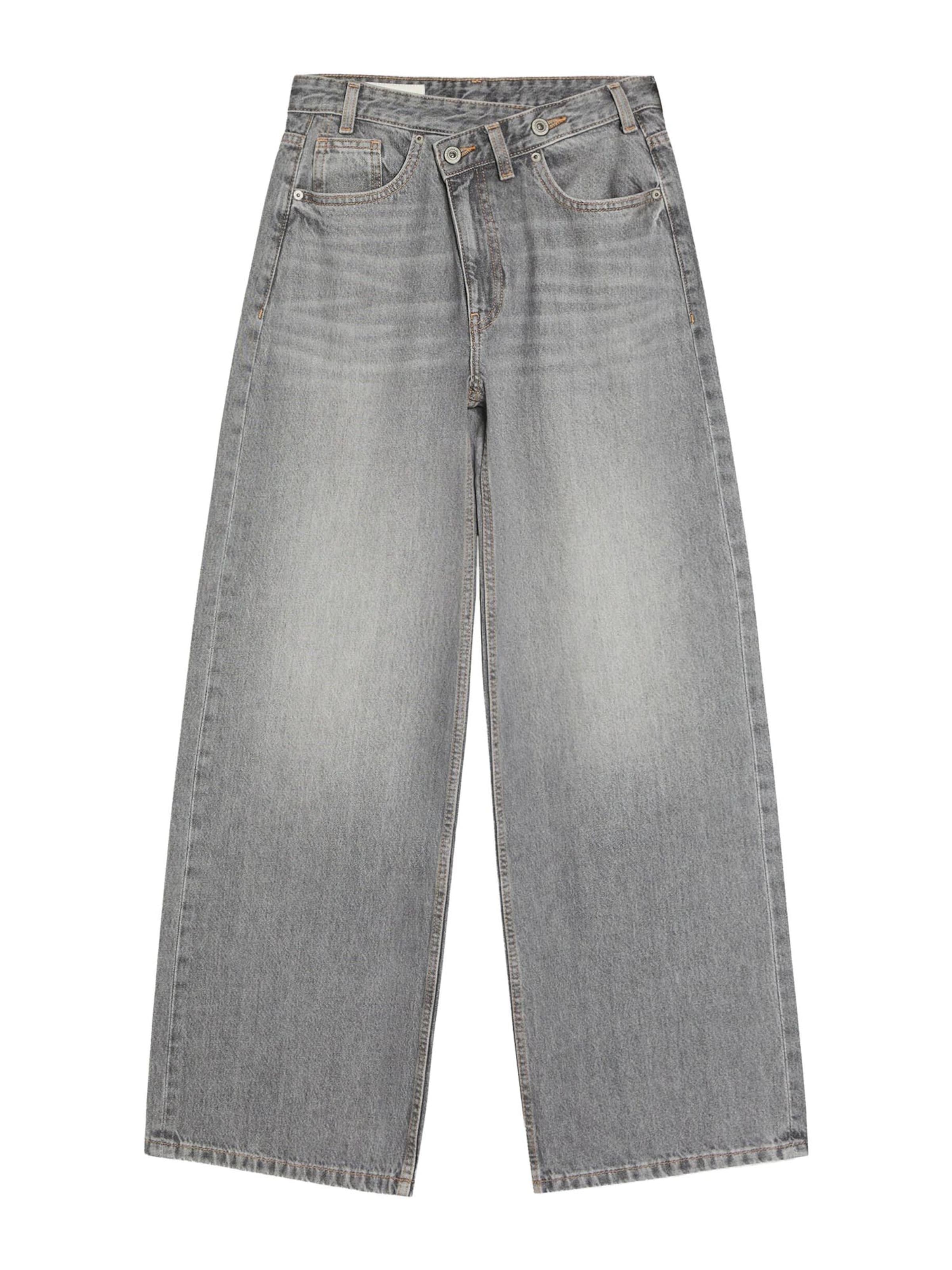 Bershka Jean en 24-25 en gris, Vue avec produit