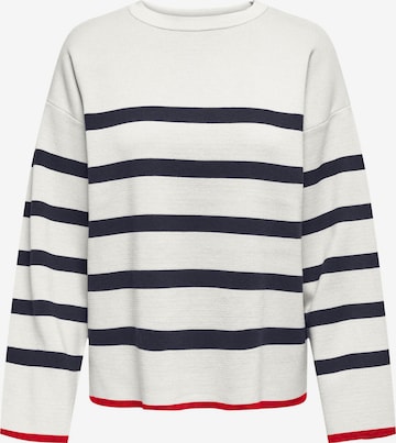ONLY Sweater 'ALBERTE' in White: front