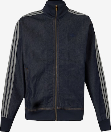 ADIDAS ORIGINALS - Casaco meia-estação 'Firebird Adicolor' em azul: frente