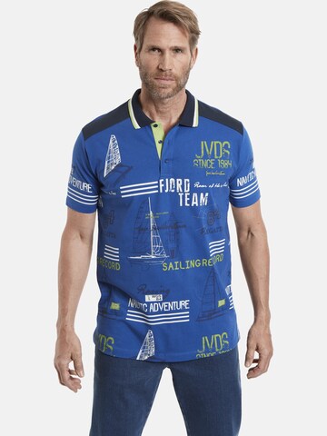 Jan Vanderstorm Shirt 'Sigurdur' in Blauw: voorkant