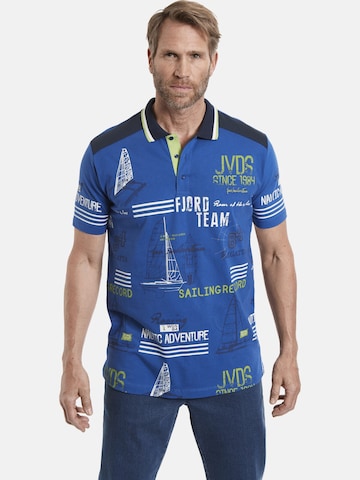 Jan Vanderstorm Shirt 'Sigurdur' in Blauw: voorkant