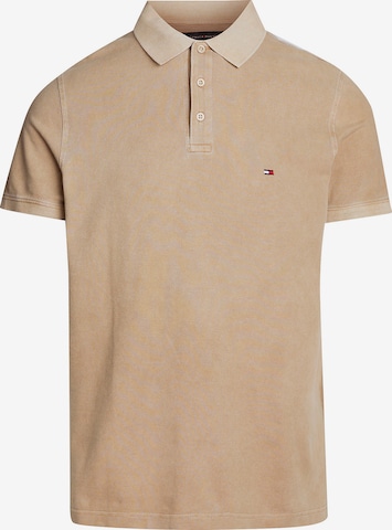 T-Shirt TOMMY HILFIGER en beige : devant