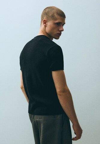 T-Shirt Bershka en noir