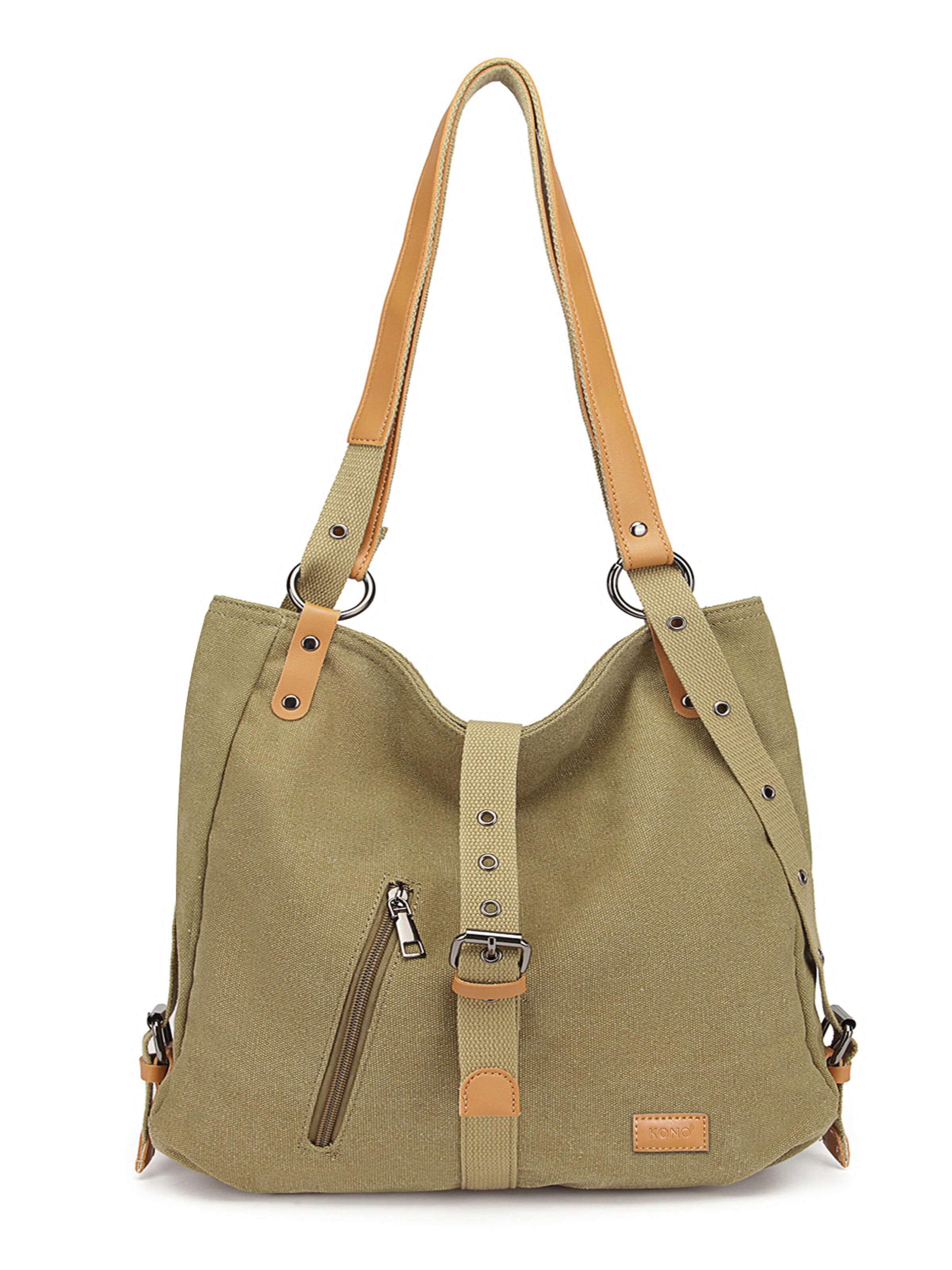 Kono Backpack in Green: front