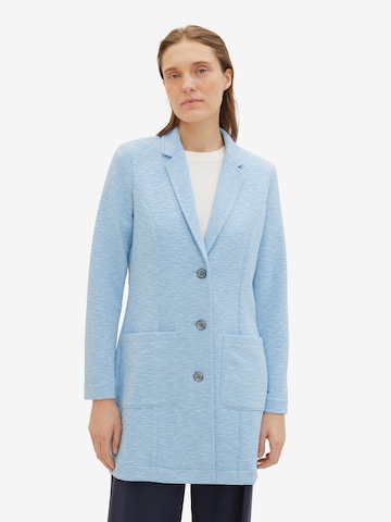 Manteau mi-saison TOM TAILOR en bleu : devant