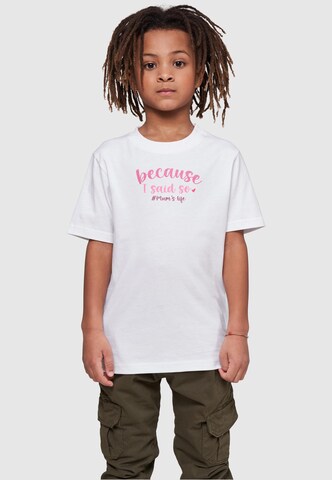 T-Shirt 'Mother's Day - Because I Said So' ABSOLUTE CULT en blanc : devant