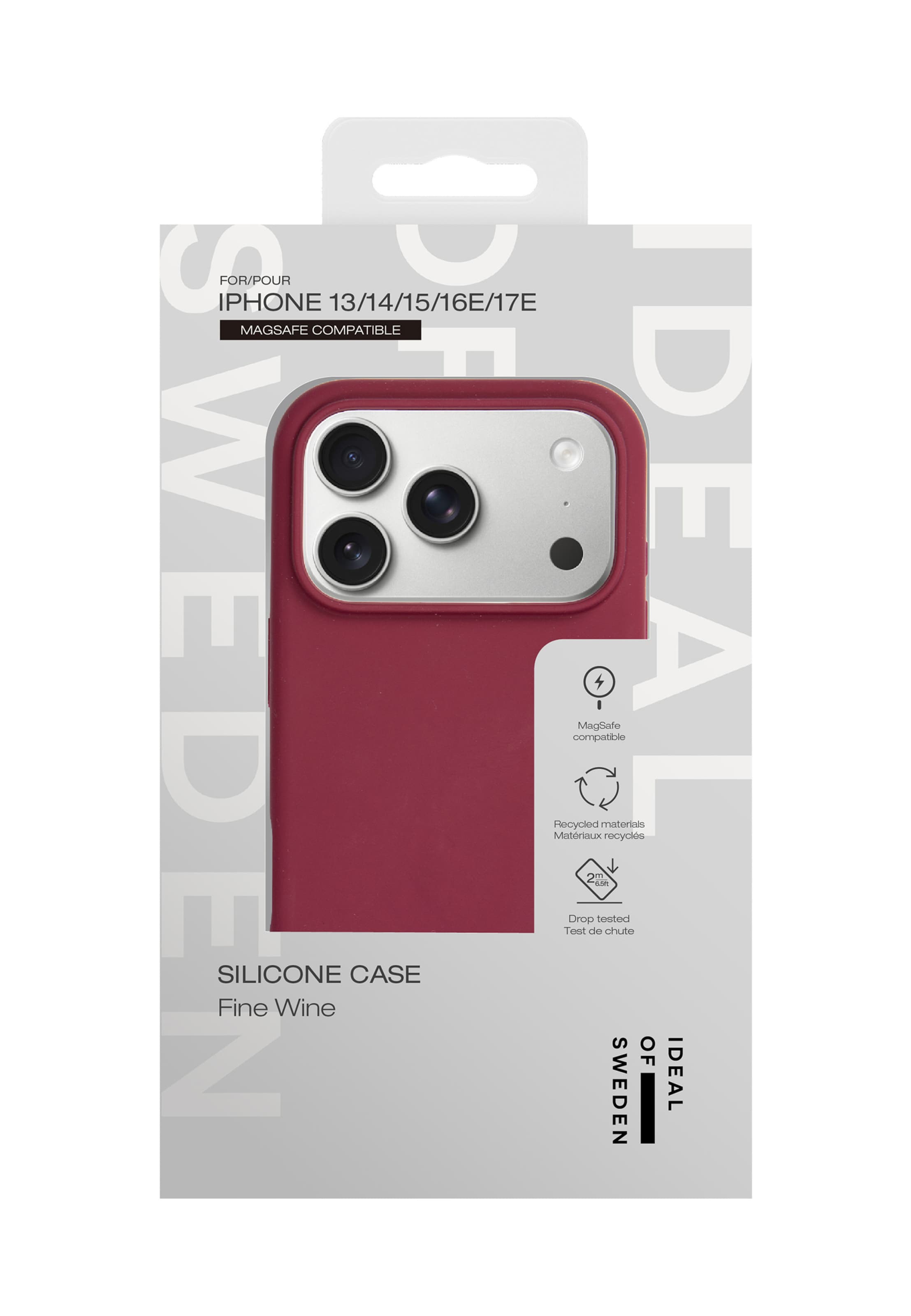 Custodia per smartphone 'MagSafe iPhone 13 / 14 / 15 / 16e / 17e' di iDeal of Sweden in rosso
