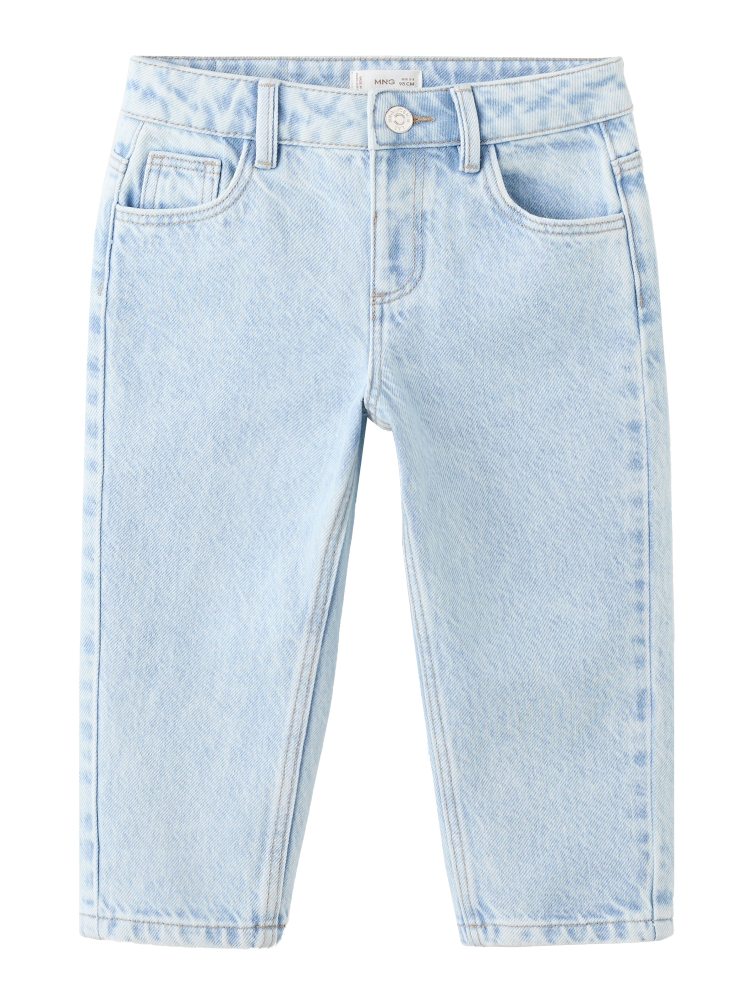 MANGO KIDS Slimfit Jeans 'XAVI' i blå: framsida