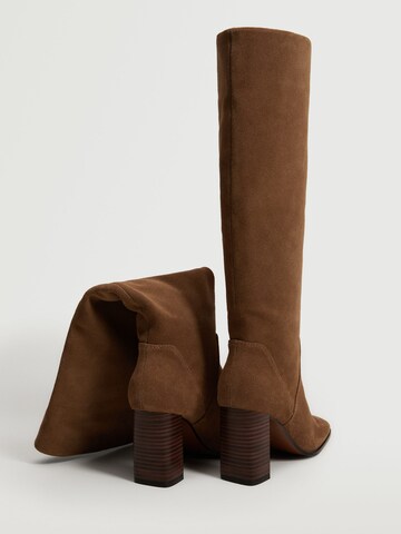 MANGO Boots 'Soleil' in Brown