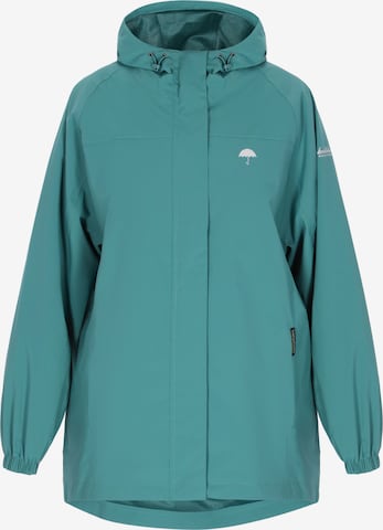 Schmuddelwedda - Casaco outdoor em azul: frente