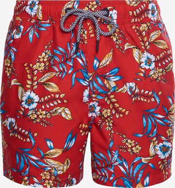 Superdry Zwemshorts in Rood: voorkant