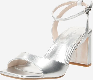 BUFFALO - Sandalias con hebilla 'APRIL NEAT' en plata: frente