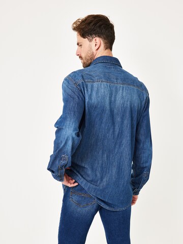 PADDOCKS Regular fit Button Up Shirt in Blue