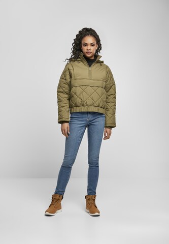 Urban Classics Winter Jacket in Green