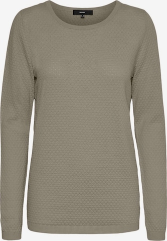 Pull-over VERO MODA en beige : devant