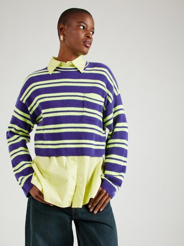 Pull-over AMERICAN VINTAGE en violet : devant
