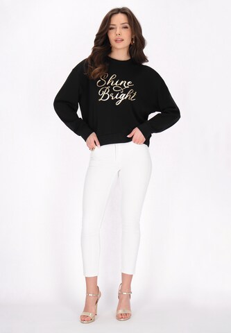 Sweat-shirt 'Fashion Look' faina en noir