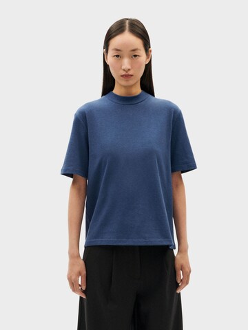 Thinking MU Shirts 'AIDIN' i blå: forside