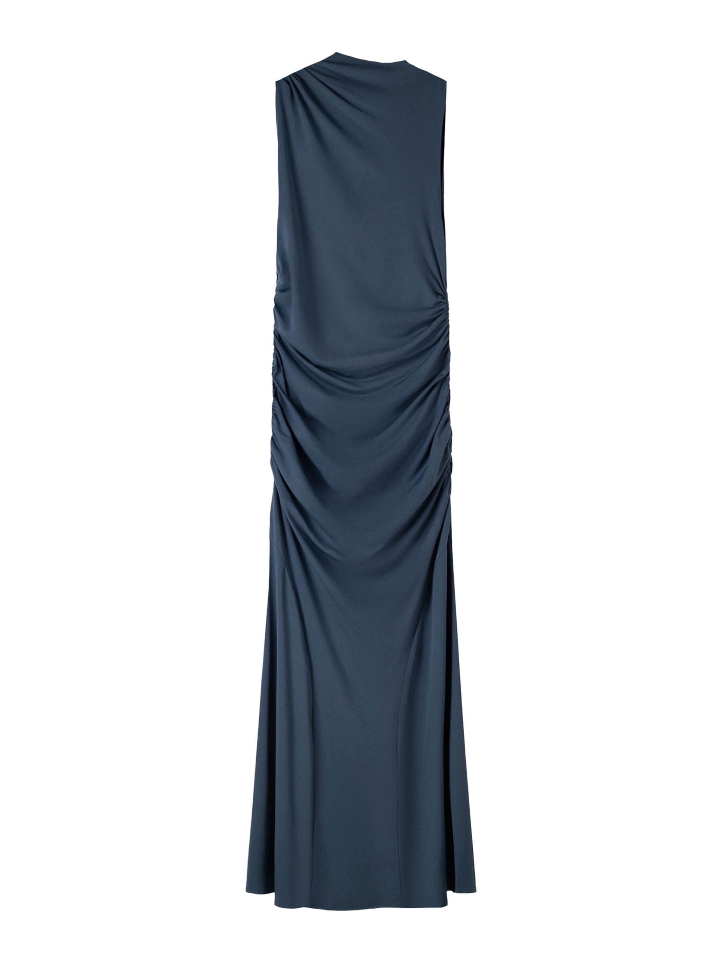 Bershka Рокля в сиво: отпред