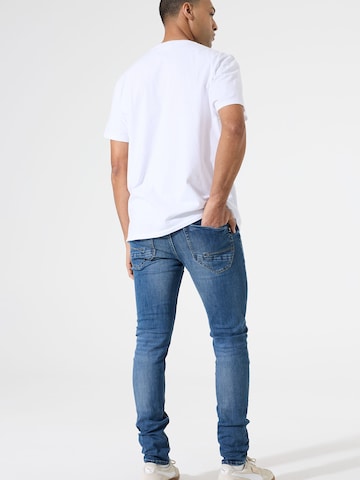 GARCIA Slimfit Jeans i blå