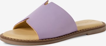 Tamaris Pantolette in Lila: Vorderseite