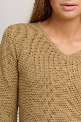 Oxmo Strickpullover 'HANNA' in Braun