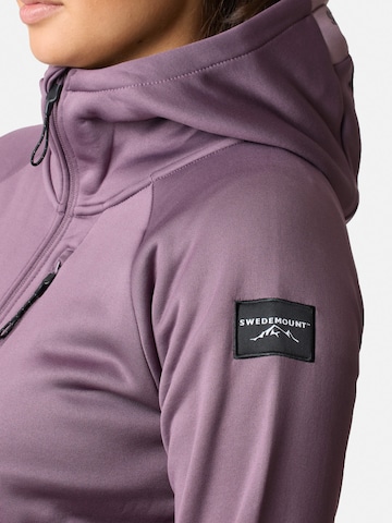 Veste en polaire fonctionnelle 'Lofoten' SWEDEMOUNT en violet