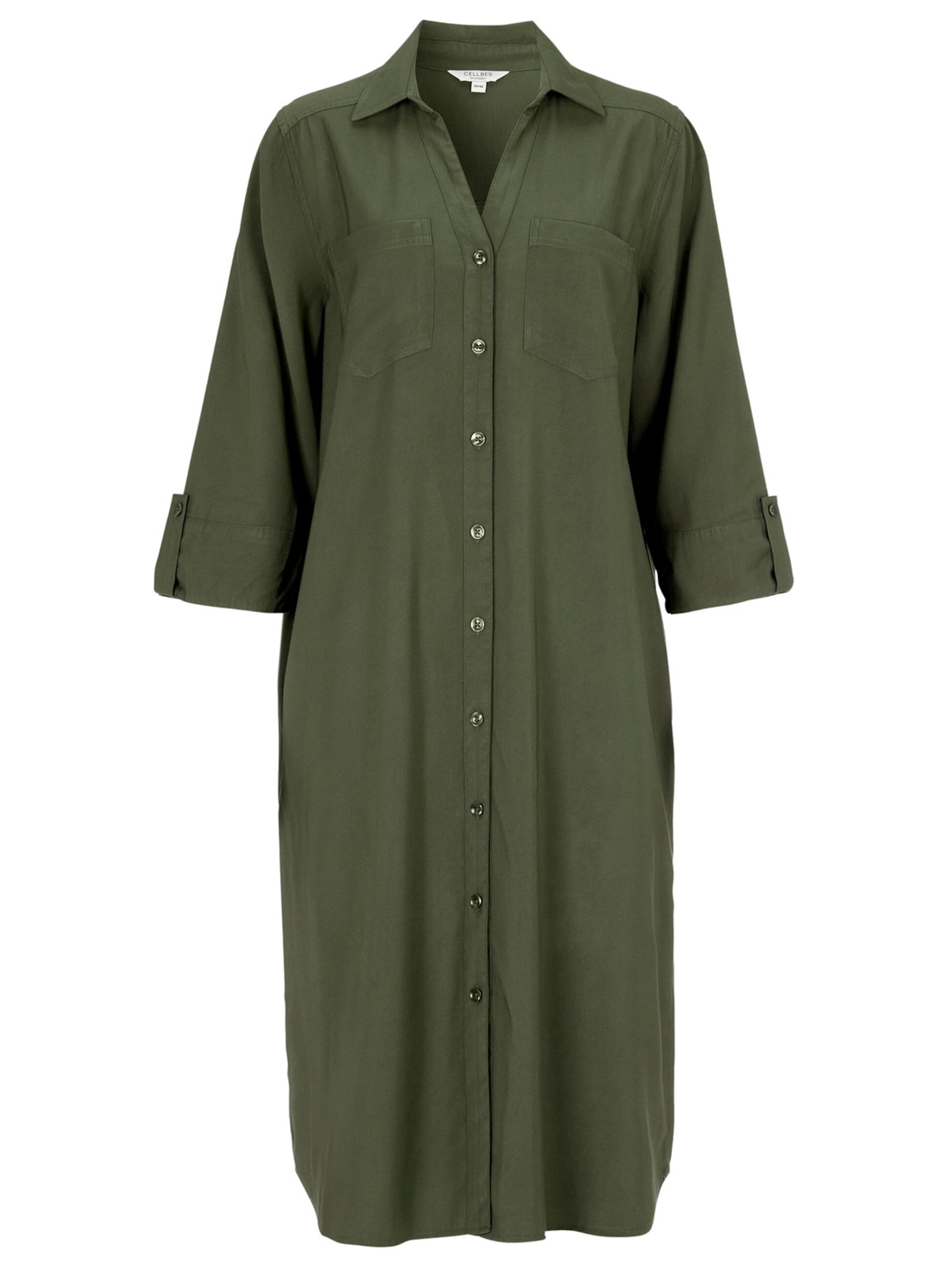 Cellbes of Sweden Robe-chemise en 34-36 en vert, Vue avec produit
