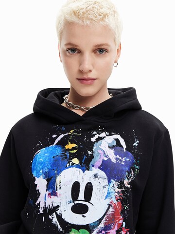 Desigual - Sudadera 'Mickey' en negro