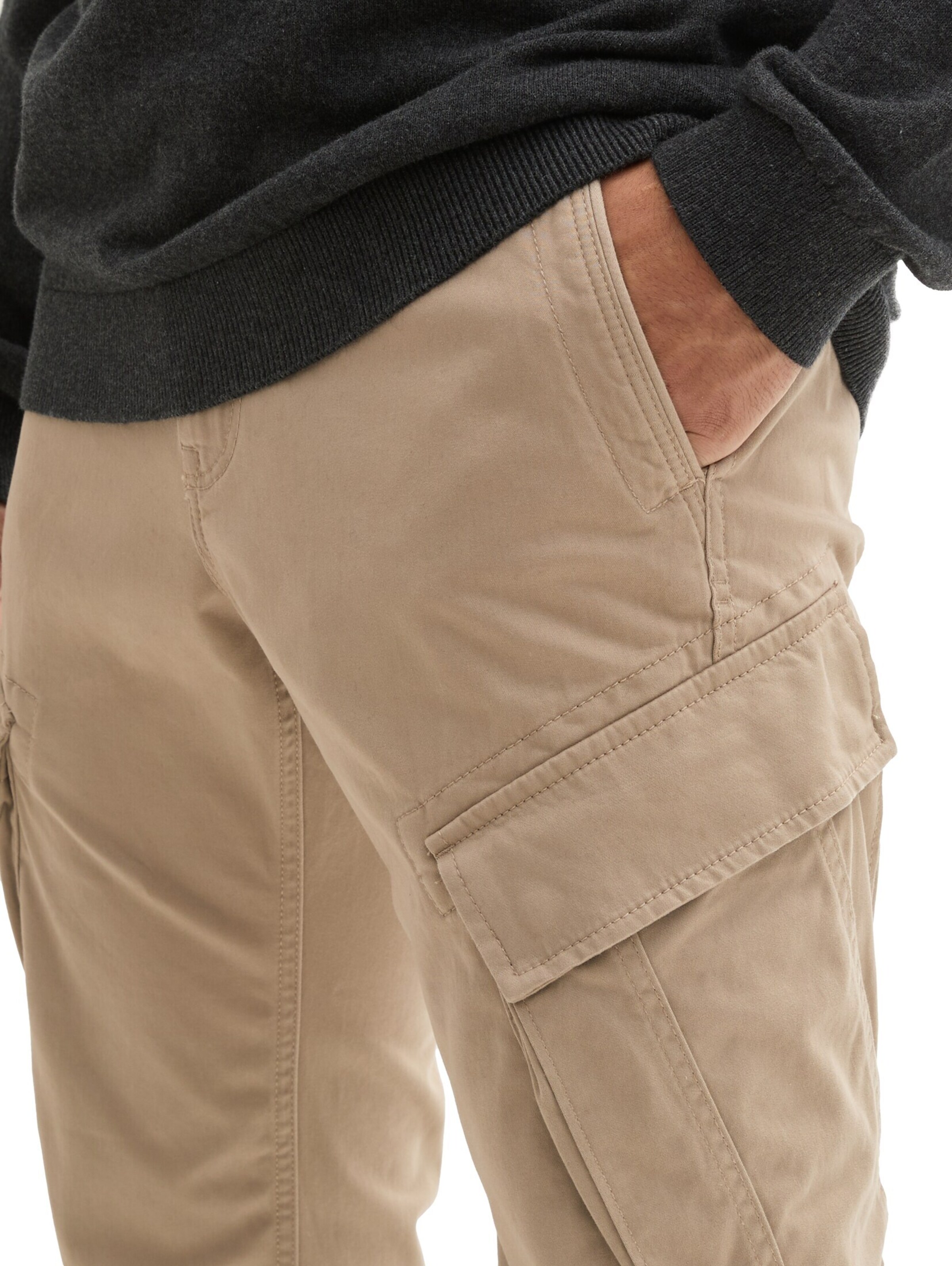 regular Pantaloni cargo di TOM TAILOR in beige