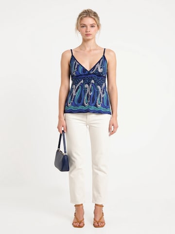 Alexa Dash Top in Blue