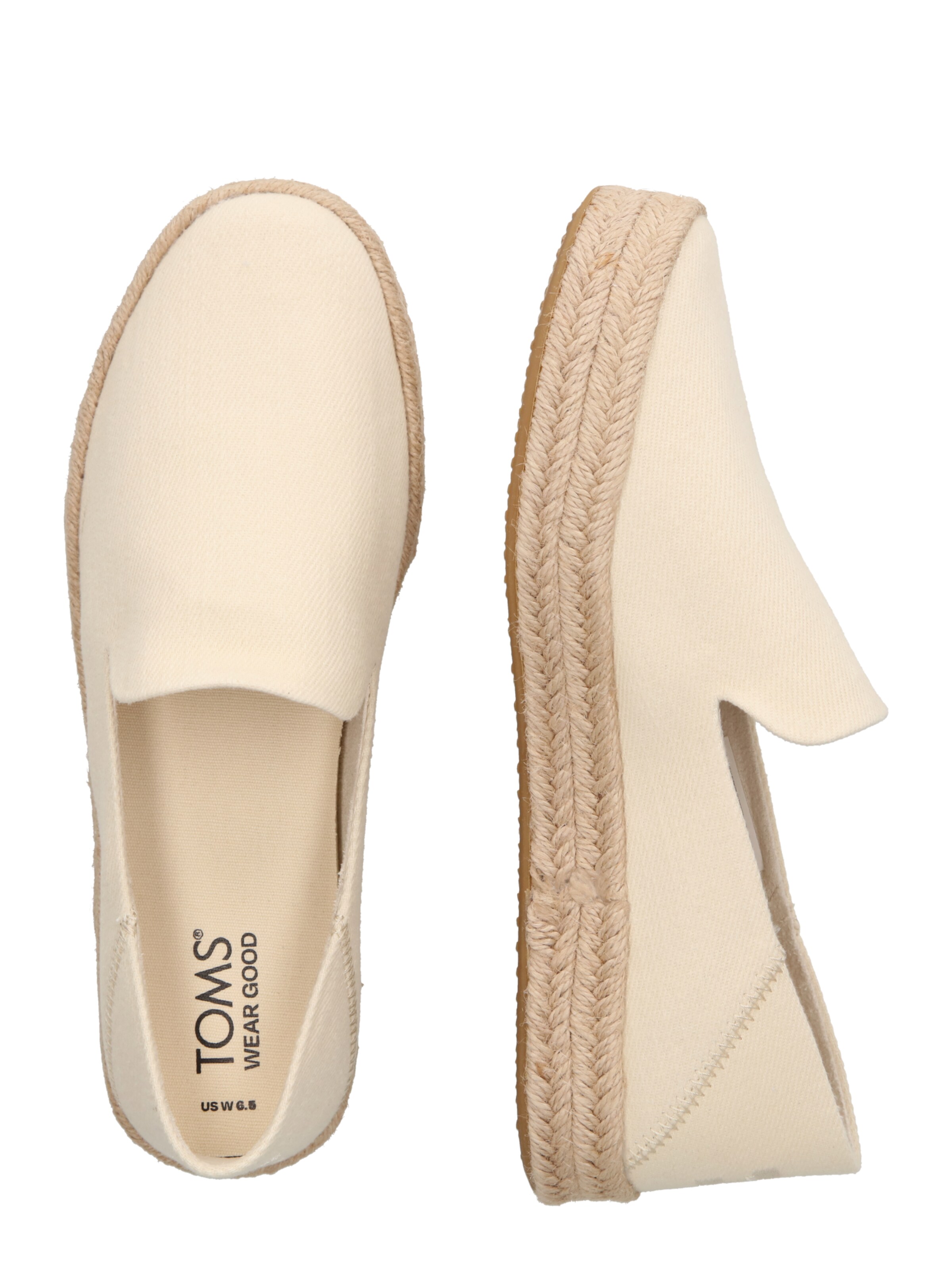 TOMS Espadryle w kolorze biały