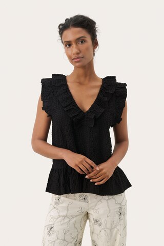 Part Two Blouse 'Troja' in Black: front