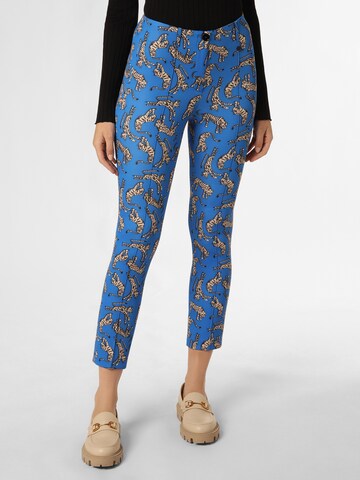 Marc Cain Regular Pants 'Sydney' in Blue: front