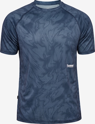 Hummel Functioneel shirt in Blauw: voorkant