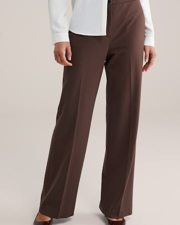 brūns WE Fashion Standarta Klasiskas bikses